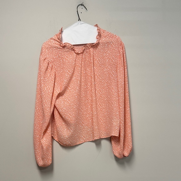 Floral Peach Blouse - Picture 1 of 5